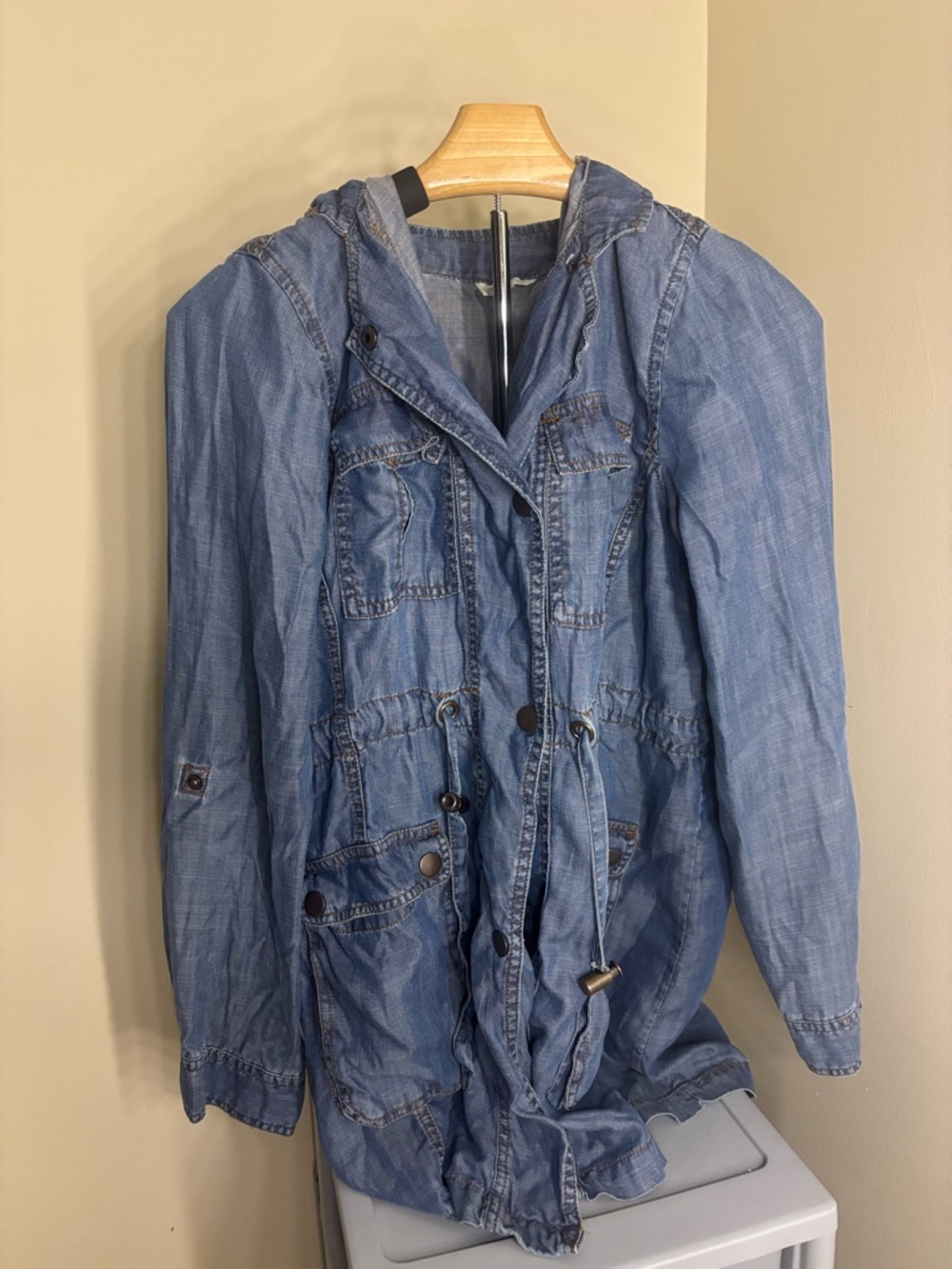 Cato Light Blue Denim Utility Jacket